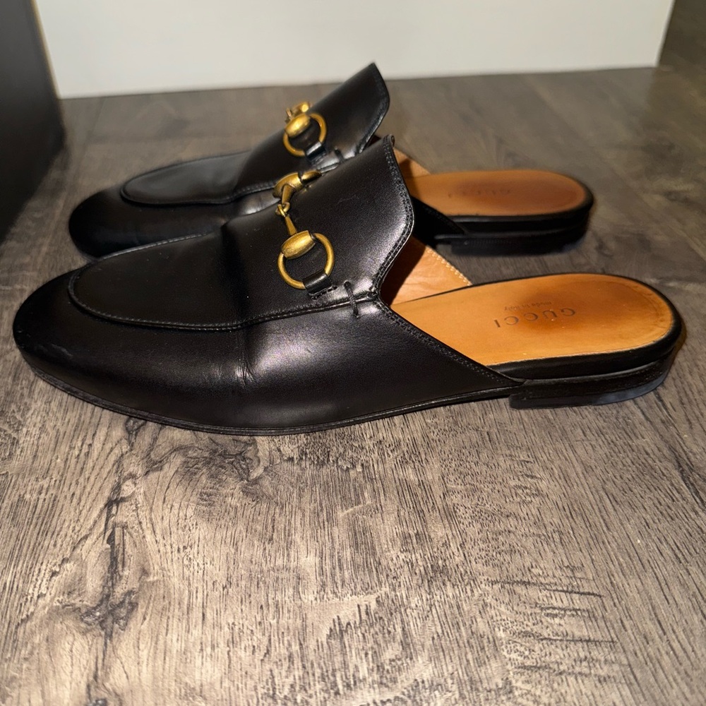 Gucci “princetown” leather mules